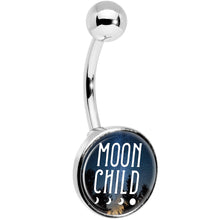 将图片加载到图库查看器，Moon Child Belly Ring
