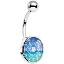 将图片加载到图库查看器，Cool Ocean Sun Belly Ring
