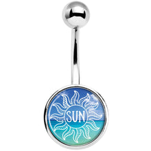 将图片加载到图库查看器，Cool Ocean Sun Belly Ring
