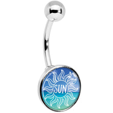 将图片加载到图库查看器，Cool Ocean Sun Belly Ring
