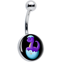 Load image into Gallery viewer, Baby Dinosaur Belly Ring by Onyx O
