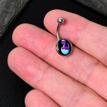 Load image into Gallery viewer, Baby Dinosaur Belly Ring by Onyx O
