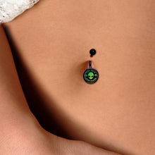 将图片加载到图库查看器，Take Me To Your Leader Black Belly Ring
