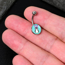将图片加载到图库查看器，Bunny Penguin Belly Ring by Onyx O
