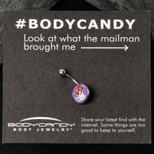 Load image into Gallery viewer, Polka Dot Mushroom Hat Cat Belly Ring by Onyx O
