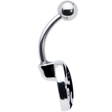 Load image into Gallery viewer, Cute Kitty Cat Yin Yang Belly Ring by Onyx O

