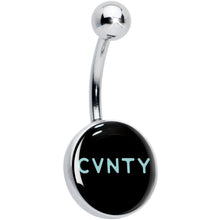 Load image into Gallery viewer, Phrase Logo CVNTY Belly Ring by Onyx O

