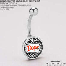 Load image into Gallery viewer, Dope Composition Notebook Belly Ring by Onyx O
