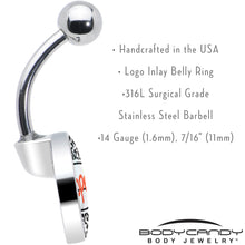 Load image into Gallery viewer, Dope Composition Notebook Belly Ring by Onyx O
