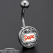 Load image into Gallery viewer, Dope Composition Notebook Belly Ring by Onyx O
