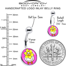 Load image into Gallery viewer, Daffodil Duck Belly Ring by Onyx O
