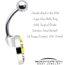 Load image into Gallery viewer, Daffodil Duck Belly Ring by Onyx O
