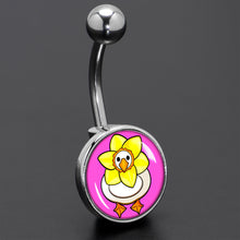 Load image into Gallery viewer, Daffodil Duck Belly Ring by Onyx O
