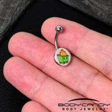 将图片加载到图库查看器，Dumpster Fire Belly Ring by Onyx O

