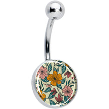 Load image into Gallery viewer, Blossom Creation Wildflower Flowers Belly Ring by Onyx O
