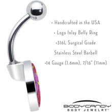 Load image into Gallery viewer, Blossom Creation Tropical Floral Flowers Belly Ring by Onyx O

