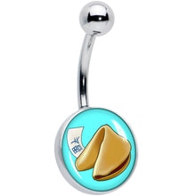 Load image into Gallery viewer, Fortune Cookie Belly Ring by Onyx O
