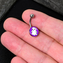 Load image into Gallery viewer, Ghost Belly Ring by Onyx O
