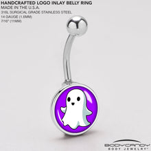 Load image into Gallery viewer, Ghost Belly Ring by Onyx O
