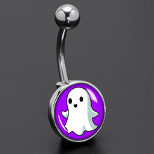 Load image into Gallery viewer, Ghost Belly Ring by Onyx O
