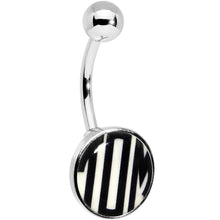 将图片加载到图库查看器，Custom Glow in the Dark Logo Personalized Initial Belly Ring
