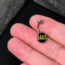 Load image into Gallery viewer, G.O.A.T. Belly Ring by Onyx O
