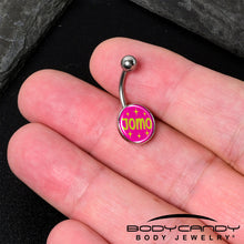 将图片加载到图库查看器，Pink JOMO Belly Ring by Onyx O
