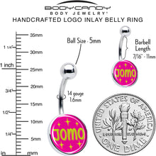 将图片加载到图库查看器，Pink JOMO Belly Ring by Onyx O
