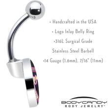 Load image into Gallery viewer, Karmic Boomerang Belly Ring by Onyx O
