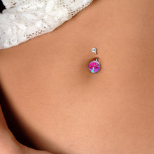 Load image into Gallery viewer, Funky Floral Mushroom Belly Ring by Onyx O
