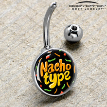 将图片加载到图库查看器，Nacho Type Belly Ring by Onyx O
