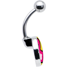Load image into Gallery viewer, Pink Ducky Belly Ring by Onyx O
