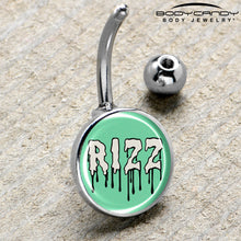 将图片加载到图库查看器，RIZZ Belly Ring by Onyx O

