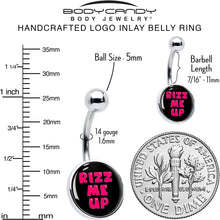 将图片加载到图库查看器，RIZZ ME UP Belly Ring by Onyx O

