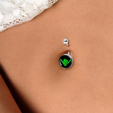 将图片加载到图库查看器，Shaka Hand Belly Ring by Onyx O
