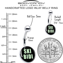 Load image into Gallery viewer, SKIBIDI Belly Ring by Onyx O
