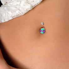 将图片加载到图库查看器，Retro Pixel Skull Belly Ring by Onyx O
