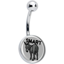 将图片加载到图库查看器，Donkey Smart Ass Belly Ring by Onyx O
