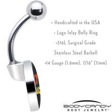 将图片加载到图库查看器，Spicy and Saucy Belly Ring by Onyx O
