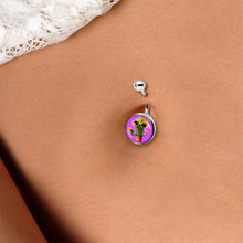 Load image into Gallery viewer, Sunflower Cactus Belly Ring by Onyx O
