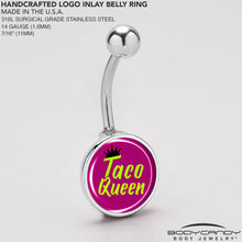 将图片加载到图库查看器，Taco Queen Belly Ring by Onyx O
