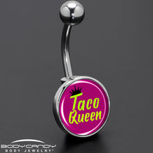 将图片加载到图库查看器，Taco Queen Belly Ring by Onyx O

