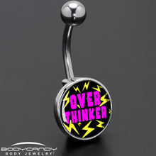 Load image into Gallery viewer, Over Thinker Impact Belly Ring by Onyx O
