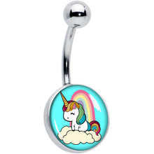 将图片加载到图库查看器，Rainbow Unicorn Belly Ring by Onyx O
