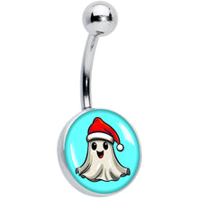 Load image into Gallery viewer, Holiday Christmas Spirit Ghost Belly Ring by Onyx O
