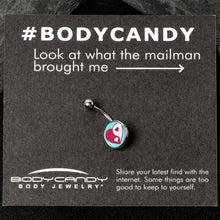 Load image into Gallery viewer, Love Yin Yang Heart Belly Ring by Onyx O
