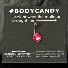 Load image into Gallery viewer, Yellow Ducky Belly Ring by Onyx O
