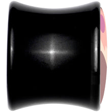 将图片加载到图库查看器，Mountain Sunrise Black Acrylic Saddle Plug Set by Onyx O

