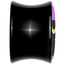 Load image into Gallery viewer, Black Mystic Kitty Cat Black Acrylic Saddle Plug Set by Onyx O
