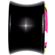 将图片加载到图库查看器，Black Acrylic Pink Ducky Double Flare Plug Set by Onyx O
